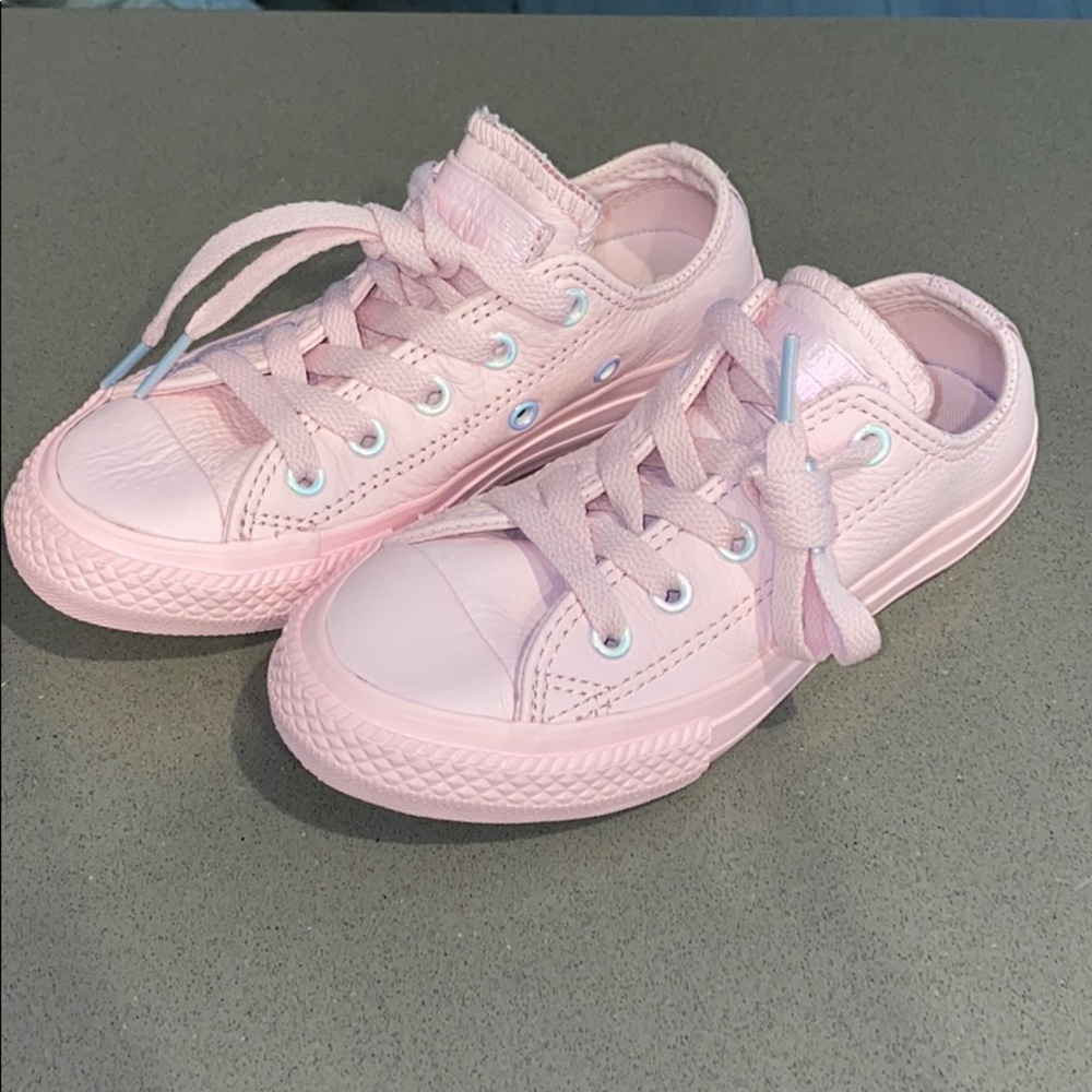 Rare Pink Unicorn leather Converse